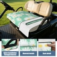 thumbnail image 4 of Dependable Flowers Pattern 51" x 31" Golf Cart Seat Protector, Reliable Front Bench Cover for Daily Use on Golf & Community Carts, 4 of 8