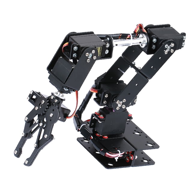 Robot Mecánico Brazo Baoblaze Juguete de Inteligencia de metal ensamblado con bricolaje