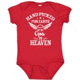 thumbnail image 3 of Inktastic Handpicked for Earth by My Opa in Heaven with Angel Wings Boys or Girls Baby Bodysuit, 3 of 5