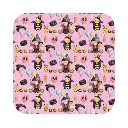 

Matuu 2336109497 for Cup Coasters Set of 6 Leather Coasters Desk Coasters for Office Measures 4” x 4” Square