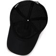 thumbnail image 5 of Gorra de béisbol y softbol gris oscuro, algodón, unisex, 5 of 5
