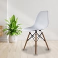 thumbnail image 2 of Juego de Sillas Blancas Eames Oslo para Comedor 2 Piezas Mundo In Hogar, 2 of 7