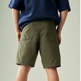 thumbnail image 4 of THDHVS Boys Shorts,Shorts for Girls,Boys' Bottoms Cargo Shorts Army Green 3-4 Years, 4 of 7