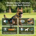 thumbnail image 2 of Collar para perros, collar de descarga eléctrica con control remoto, collar de entrenamiento para perros, entrenamiento 2 en 1 y control automático de ladridos, 2 of 7