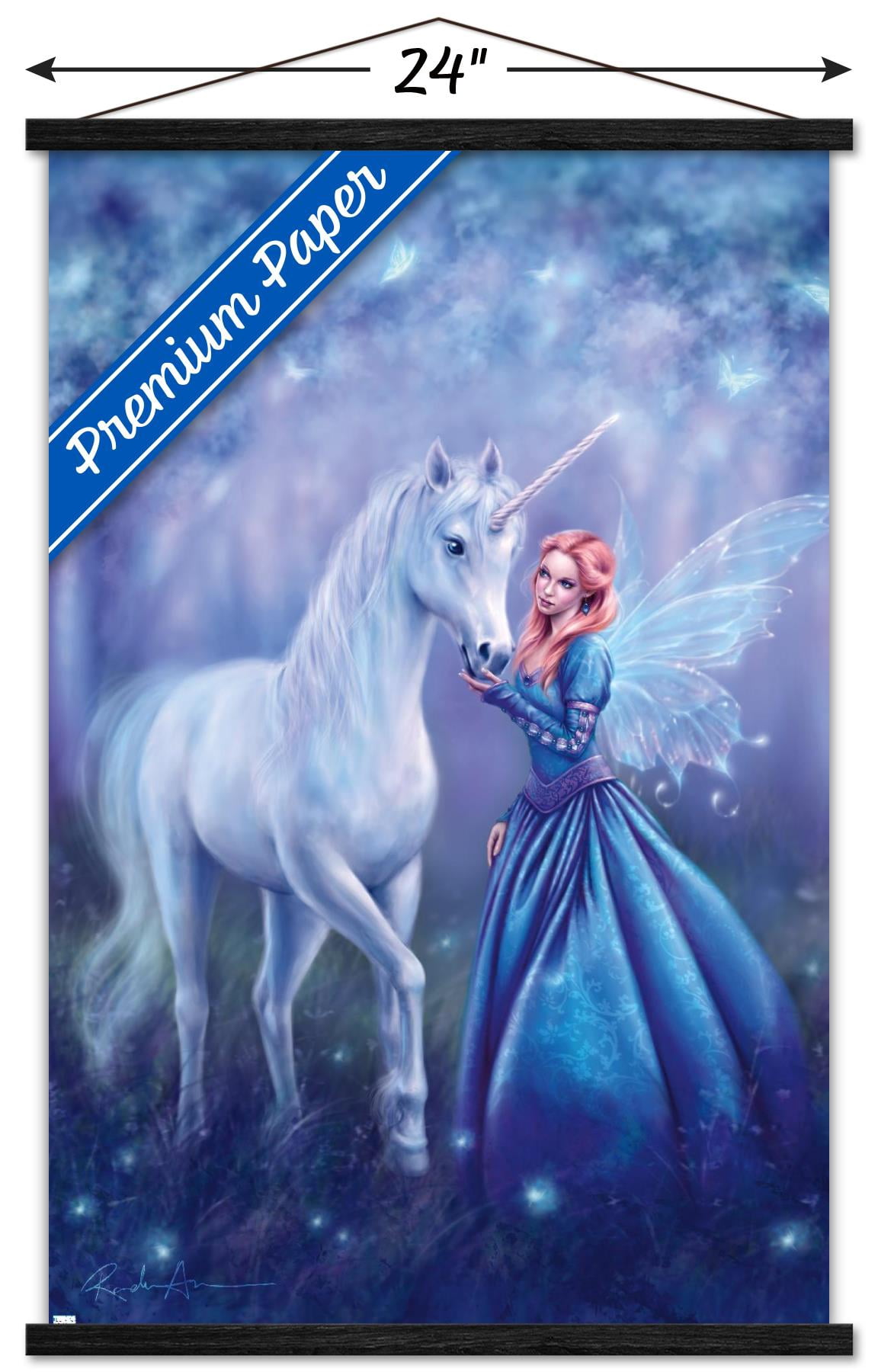 Rachel Anderson - Rhiannon Wall Poster with Wooden Magnetic Frame, 22.375" x 34"
