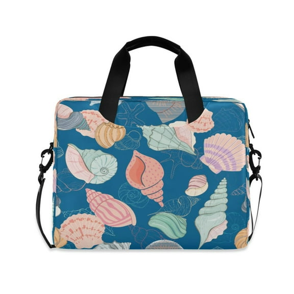 16inch Laptop Briefcase, Business Laptop Bag with Detachable Strap & Padded Compartment, Water-Resistant Polyester，Many Shells