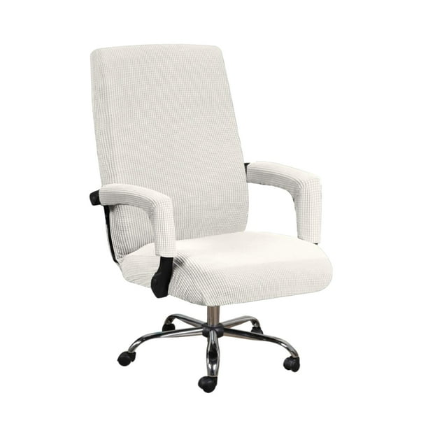 Office Chair Cover Elastic Computer Chair Zipper Cover with 2