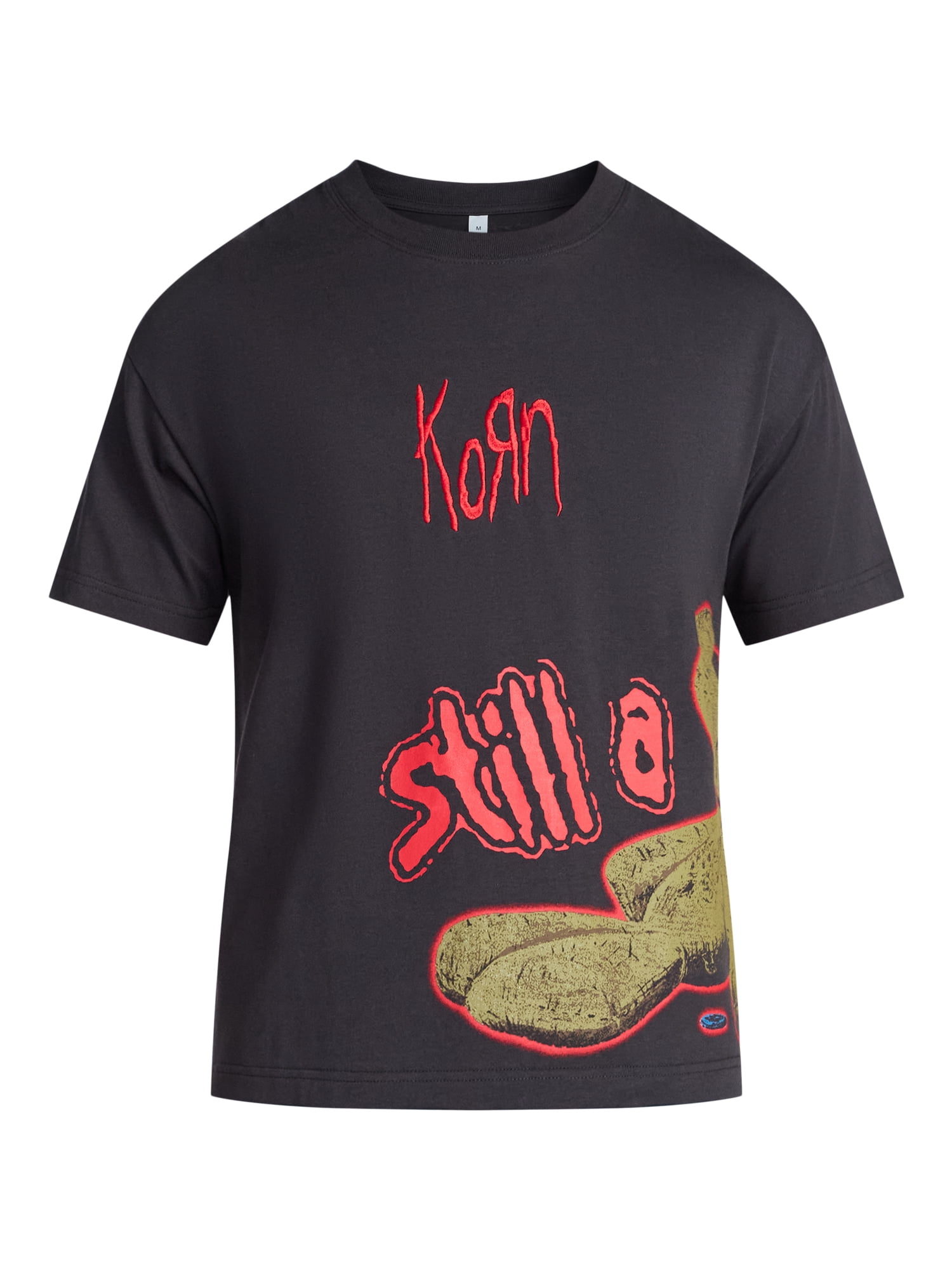 Korn Men's and Big Men's Cropped Graphic Tee, Sizes XS-3XL