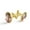 Color 5, variant on Men's Classic Stainless Steel, Camouflage Butterfly Pattern Cufflinks Business Wedding Shirts, Golden
