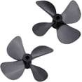 thumbnail image 4 of 4 Blades for RC Boat, 55mm 4pcs CW CCW 4-Blade Plastic Propeller for RC Model Boat, 4 of 4