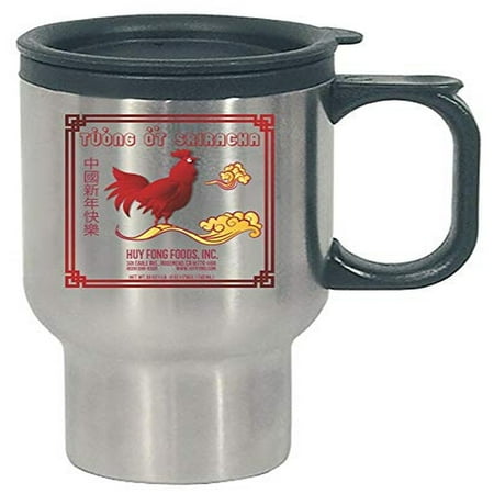 

Funny Rooster Sriracha Game Pheasant Stainless Steel Travel Mug