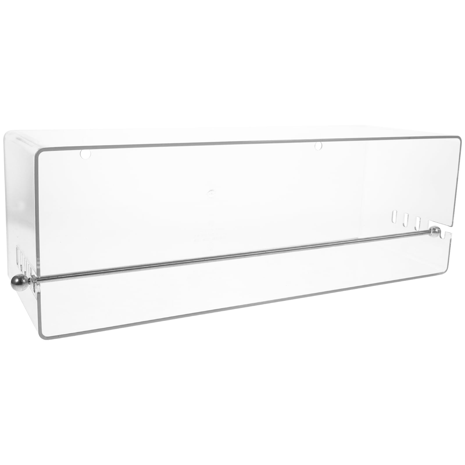 WRISTBIQUE Ribbon Storage Organizer Rack Clear 1Pack 18.5X6.3X6.1in