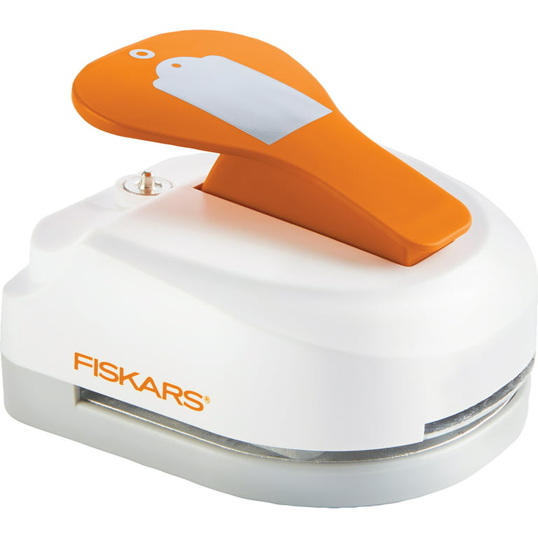 Fiskars Tag Maker Punch-Simple -TMP-7510 - Makes 3” Tags with 20