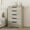 Gray, variant on Garvee 5-Drawer Nightstand, Natural Oak Bedside Table with Built-in Handles, Modern Wood End Table with Storage for Bedroom, Nursery, Living Room, Hallway-Brown