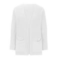 thumbnail image 4 of UYISJ Women's Oversized Cardigan Casual Long Sleeve Sweater Loose V Neck Open Front Outerwear Soft Knit Sweaters with Pockets M, 4 of 6