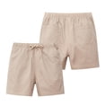thumbnail image 2 of FLMEI Boys Jogger Shorts for Kids Toddler Summer Cotton Shorts Baby Breathable lightweight Active Shorts Pants,Sizes 2-8Y, 2 of 8