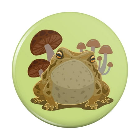 

Toad Sitting In Front of Mushrooms Kitchen Refrigerator Locker Button Magnet