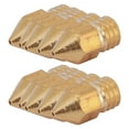 thumbnail image 4 of LAFGUR 10Pcs Extruder Nozzle, MK8 Extruder Nozzle, For 3D Printer 3D Printer Makerbot Creality Cr-10 MK8 Makerbot Reprap Prusa I3 All 1.75mm PLA ABS 3D Printers, 4 of 8
