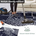 thumbnail image 5 of Navy Blue Coastal Outdoor Rug for Patio/Deck/Porch, Non-Slip Large Area Rug 5 x 7 Ft, Starfish Coral Summer Beach Ocean Indoor Outdoor Rugs Washable Area Rugs, Reversible Camping Rug Carpet Runner, 5 of 8