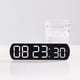 thumbnail image 3 of Reloj despertador LED multifuncional, blanco, 3 of 5