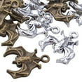 thumbnail image 4 of 40pcs Alloy Bat Charms Halloween Spooky Flittermouse Flying Vampire Bat Pendants Charms Animal Charms Craft Supplies for Jewelry Making DIY Bracelet Necklace, 4 of 8