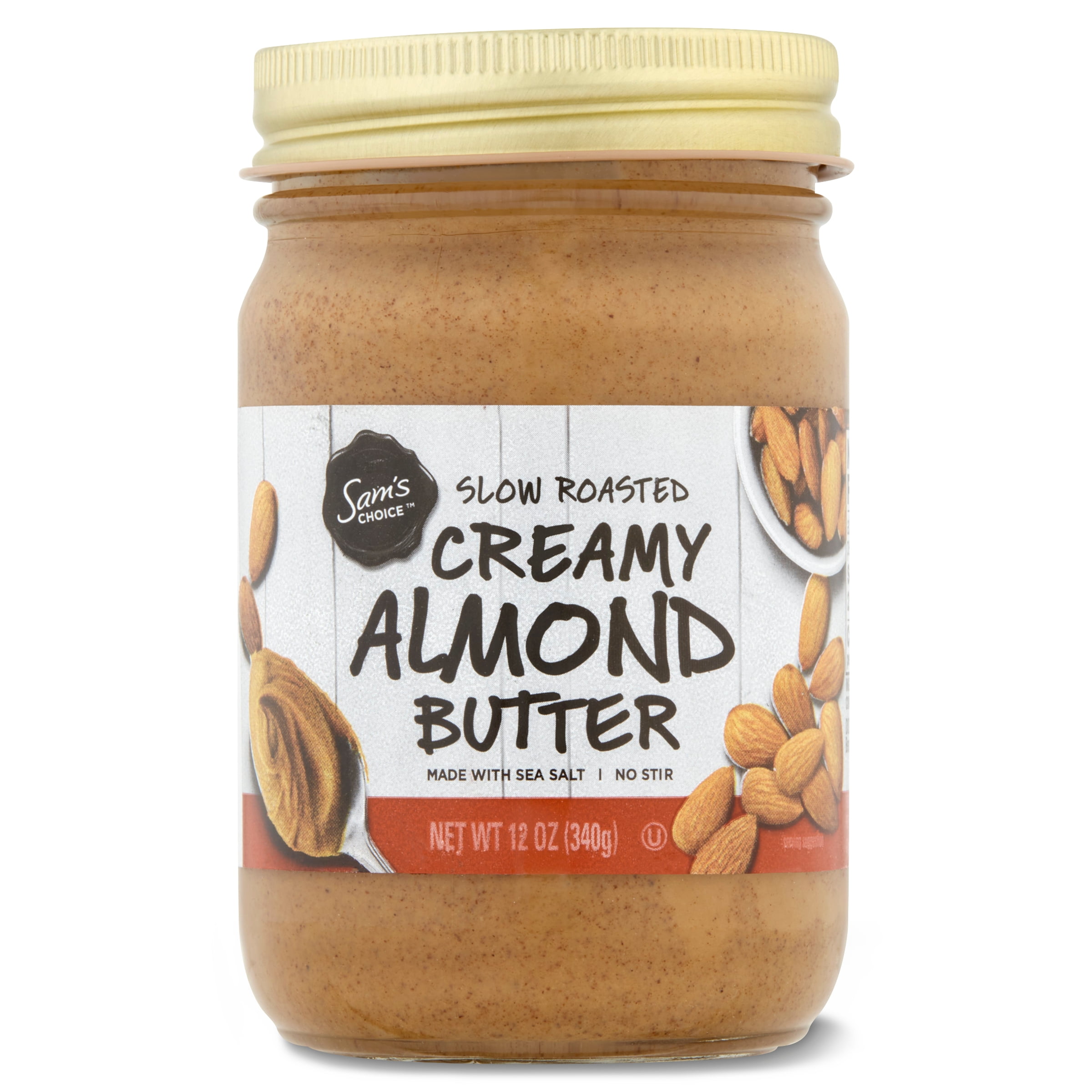 Sam's Choice Slow Roasted Creamy Almond Butter, 12 oz