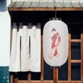 thumbnail image 1 of Linterna De Tela Lámpara Chino antiguo chino mujeres aerosol pintura tela linterna colgante interior decoración, 1 of 7