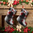 thumbnail image 6 of Lsque Shadows Behind Pattern 18 Inch Christmas Stockings, Festive Holiday Stocking for Christmas Decorations Holiday Decor, 6 of 8