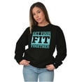 thumbnail image 4 of Good Things Come To Those Who Sweat Unisex Plus Fleece Graphic Sweatshirt Brisco Brands 3X, 4 of 5
