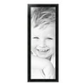 thumbnail image 2 of ArtToFrames 12" x 34" Black Engraved Edges Picture Frame, 12x34 inch Black Wood Poster Frame (WOM-4055), 2 of 8