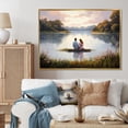 thumbnail image 1 of Designart Romantic Landscape framed wall Art, Romantic Landscape Tranquil Charm I , Romantic Landscape Large framed wall art decor, Multi-Color Traditional Gold framed wall art, Gold Frame, 1 of 5