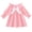 Pink, variant on Yaoqi 2T Toddler Girl Dress 3T Child Girls Winter Clothing Ruffle Long Sleeves Solid Color A-line Dress Bowknot One-piece Clothes Pink