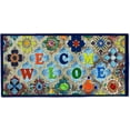 thumbnail image 3 of Kashi Home Kitchen Rug, Area Rug, Mat, Beautiful Print Non-Skid Latex Back Santos Welcome 3pc Set (2 18x30 D Shape & 1 20x40), 3 of 5