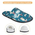 thumbnail image 3 of Balery Festive Dachshund Fun Pantuflas de Casa de Felpa Silenciosas con Diseño Estampado, Zapatillas Cómodas Antideslizantes de Algodón para Interior-Medium, 3 of 8