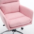 thumbnail image 6 of New Home Office Desk Chair :Ergonomic Computer Chair with Lumbar Support Adjustable Height Rolling Swivel Executive Task Armrests Chair, Pink, 6 of 9