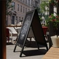 thumbnail image 4 of Flash Furniture Canterbury A-Frame Wood Magnetic Chalkboard Set in Black, 4 of 7