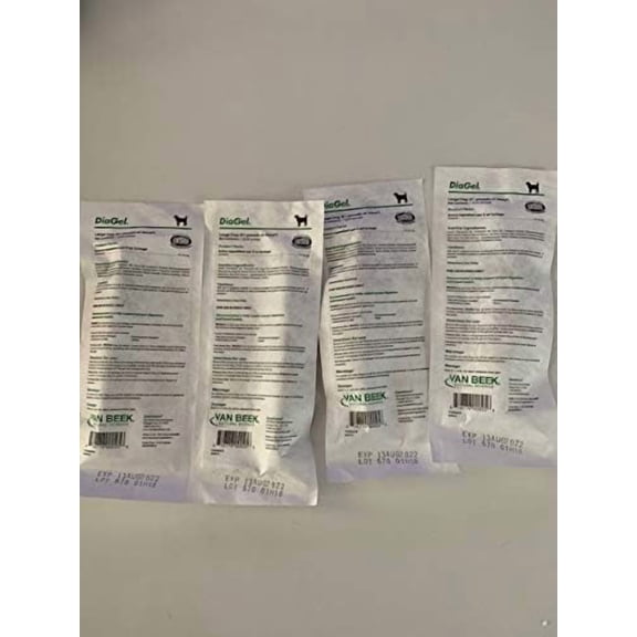Van Beek Diagel Diarrhea Control Gel for Dogs (Large) 5 mL Syringe (4 Pack)