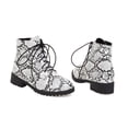 thumbnail image 4 of Fesfesfes Women Boots And Winter Flowers Color Matching Thick High-heeled Platform Sleeve High 6(37), 4 of 6
