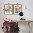 thumbnail image 4 of Stupell Industries Traditional Butterflies & Florals Botanical & Floral Painting Brown Floater Framed Canvas Art Print Wall Art, 17 x 21, Set of 2, 4 of 10