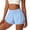 1-Blue, variant on Athletic Running Shorts for Women 2 in 1 Stretch High Waisted Workout Gym Yoga Dolphin Shorts Lightweight Breathable Quick Drying Sports Short Pants with Lined Pockets 2-Green M