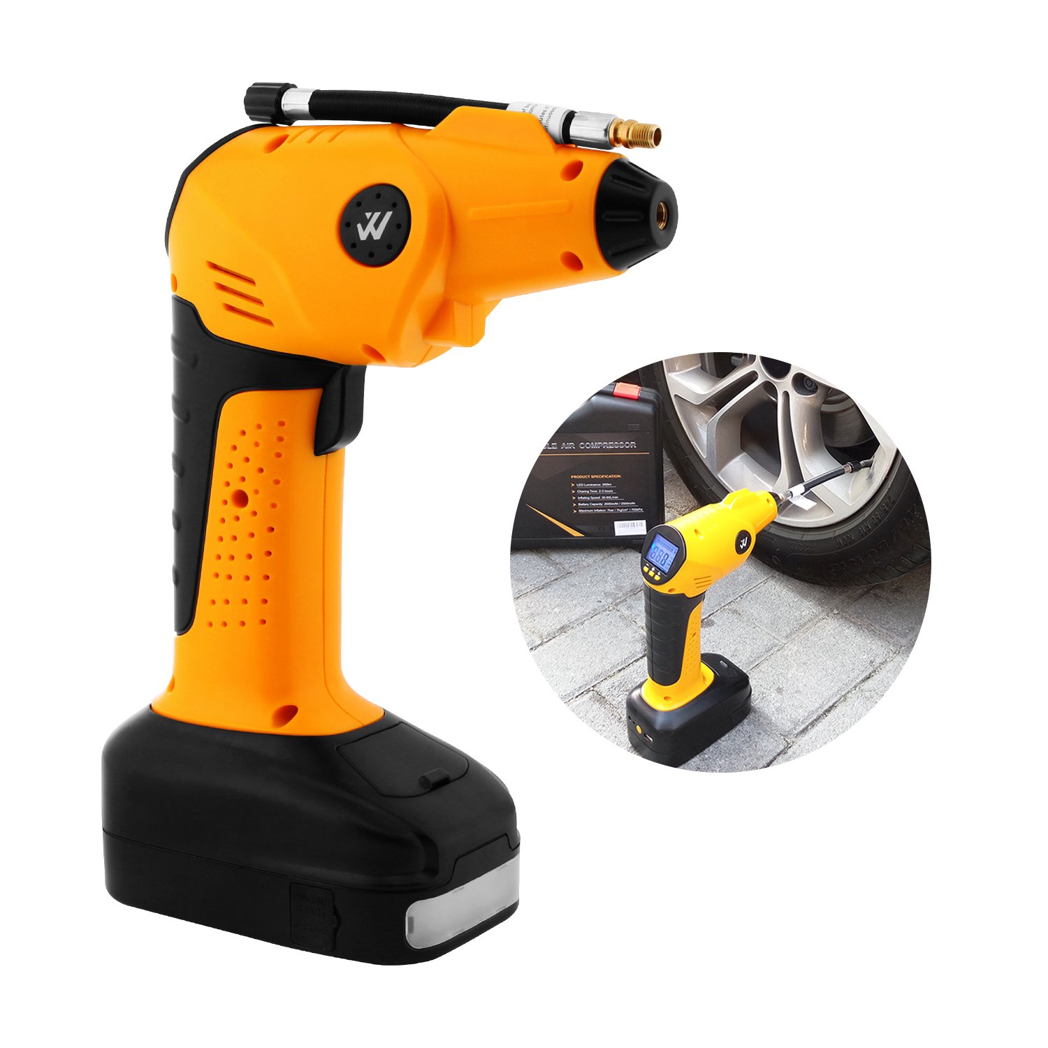 Premis Pro Automatic Cordless Inflator Portable MultiPurpose Air