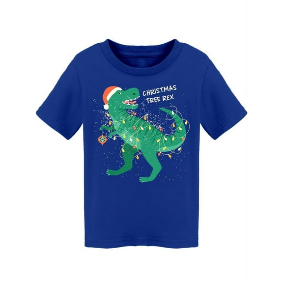 Christmas Tree Rex T - Toddler T-Shirt