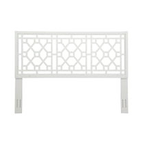 Tabor Chippendale White Headboard, King