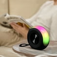 thumbnail image 6 of Bluetooth Speakers Portable Bluetooth Speaker with Loud Sound,Dynamic LED Lights,RGB Modes,Bluetooth 5.3,USB/TF/AUX/FM/Mic Input/TWS,Built-in Handle,Wireless Speaker for Home,Outdoor,Party, 6 of 7