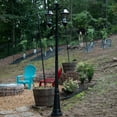 thumbnail image 5 of Victorian Morph Solar Lamp Post with Double Downward Lights, 5 of 9