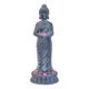 thumbnail image 2 of Estatua de Buda para jardín con luces solares, decoración creativa para inauguración de casa. De pie Gris oscuro, 2 of 8