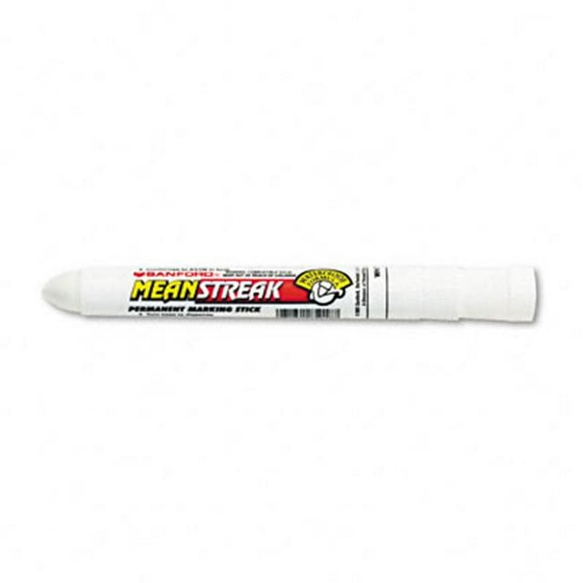 Sanford Ink Mean Streak Marking Stick Broad Tip White