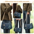 thumbnail image 4 of FORMRS Womens Shoulder Bag with Chain Strap Clutch Purse Cute Tote Handbag, Dark Star Map, 4 of 7