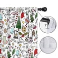 thumbnail image 4 of Blackout Kids Curtains,Multicolor Christmas Pattern Childrens Insulated Curtains Set Of 2,Bedroom Essentials,Toddler Room Decor 42"x54", 4 of 5