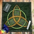 thumbnail image 2 of Brujería pagana, artefacto de péndulo de cristal de estrella de seis puntas, tapete de tarjeta, astrología de adivinación, mantel de tarjeta de Tarot, paño de Altar qym unisex, 2 of 2